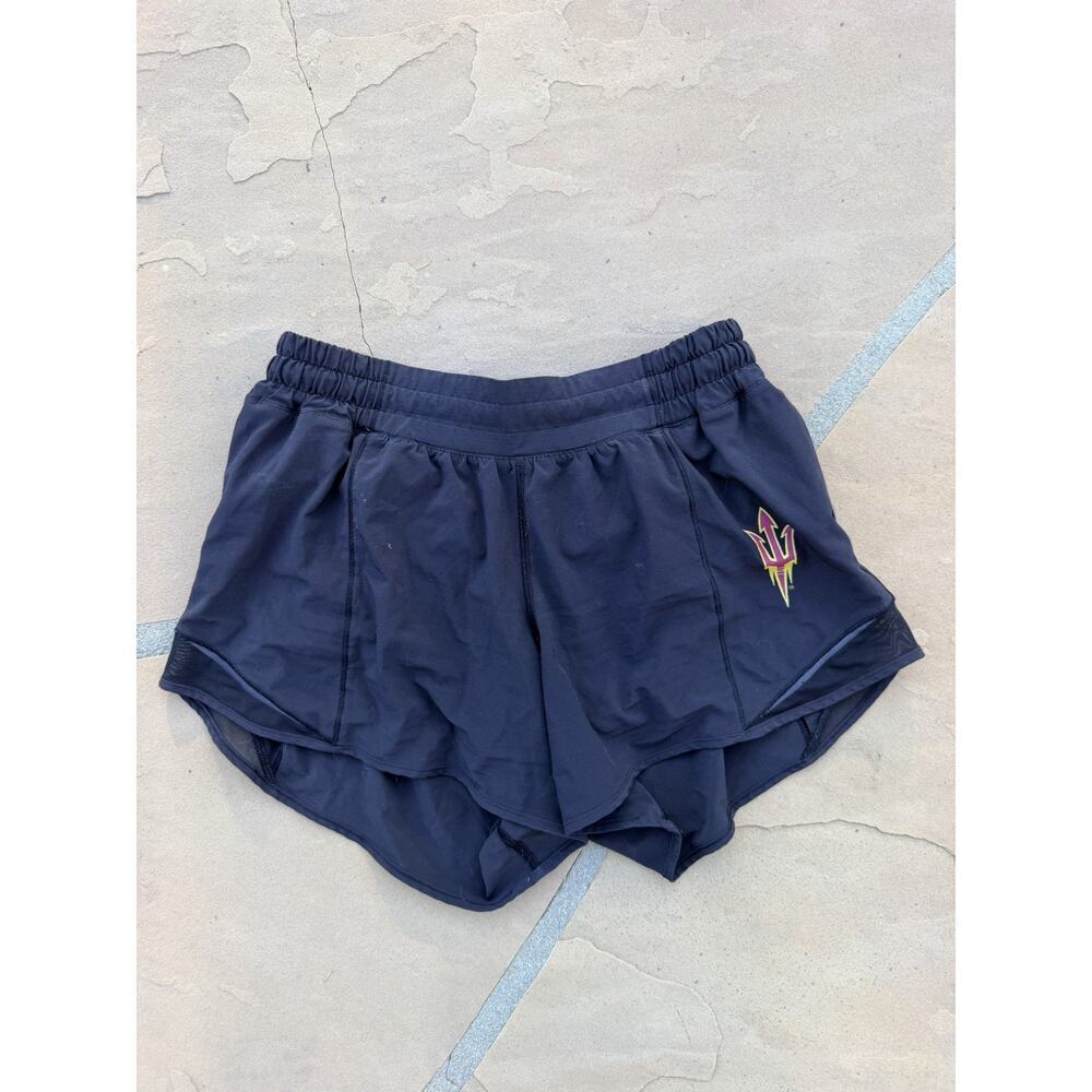 ASU x Lululemon Hotty Hot LR Short Black 8 Tall
